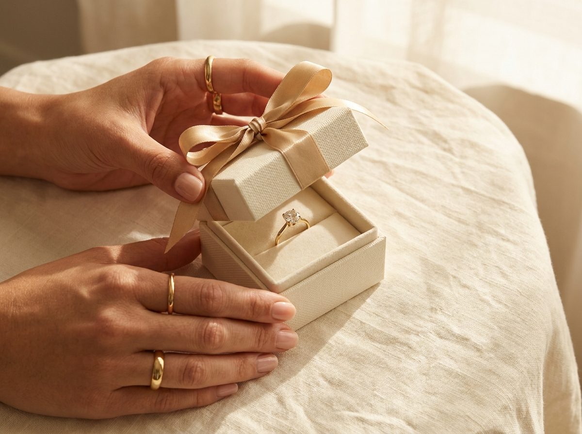 Opening a Novara gift box